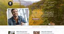 Desktop Screenshot of mysaratogadentist.com